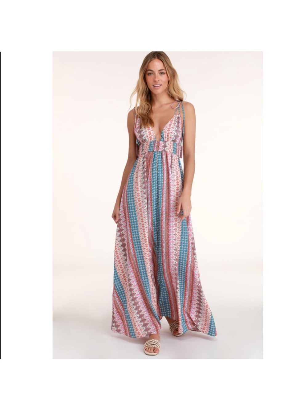 Lulu's Multicolor Patterned Dress